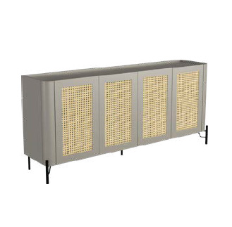 Buffet Bend Porta Sextavada 180cm